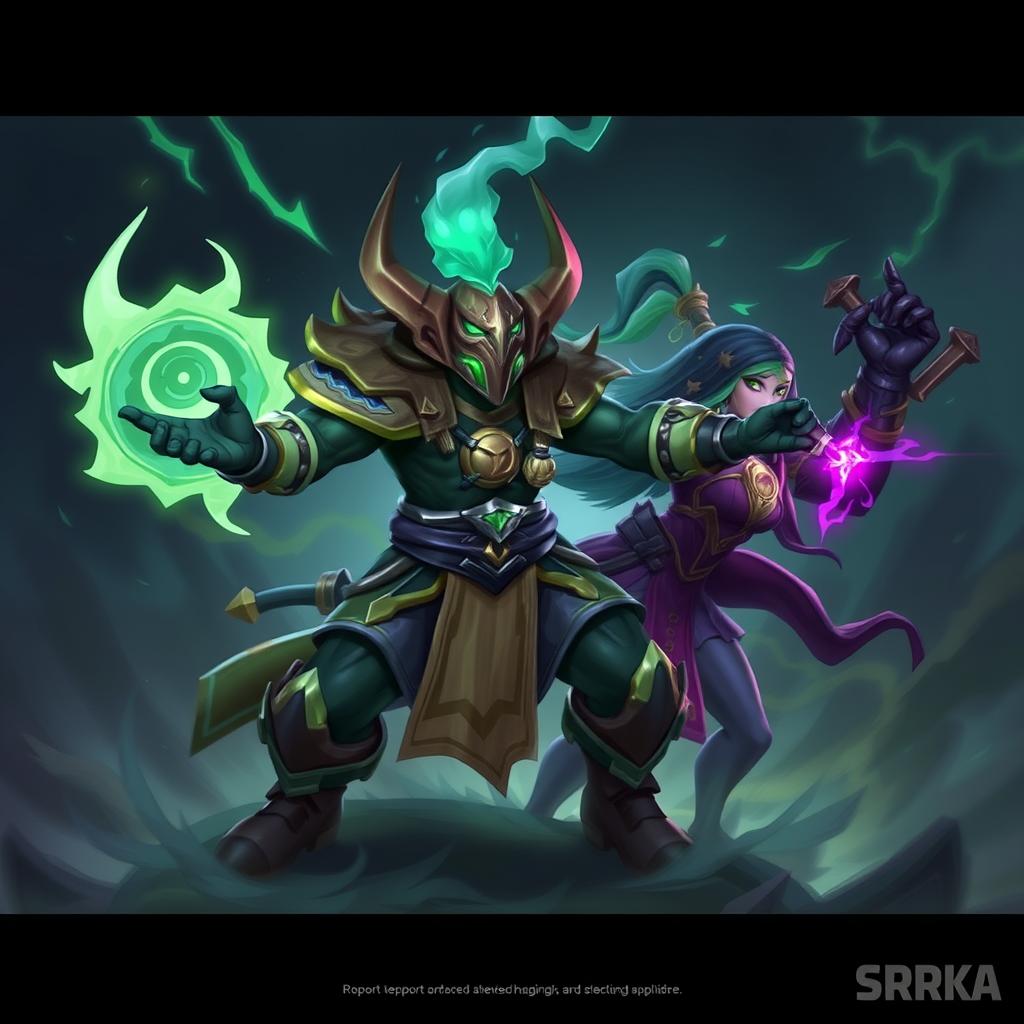 Саппорт-чемпион, поддерживающий команду в League of Legends Саппорт-чемпион, поддерживающий команду в League of Legends